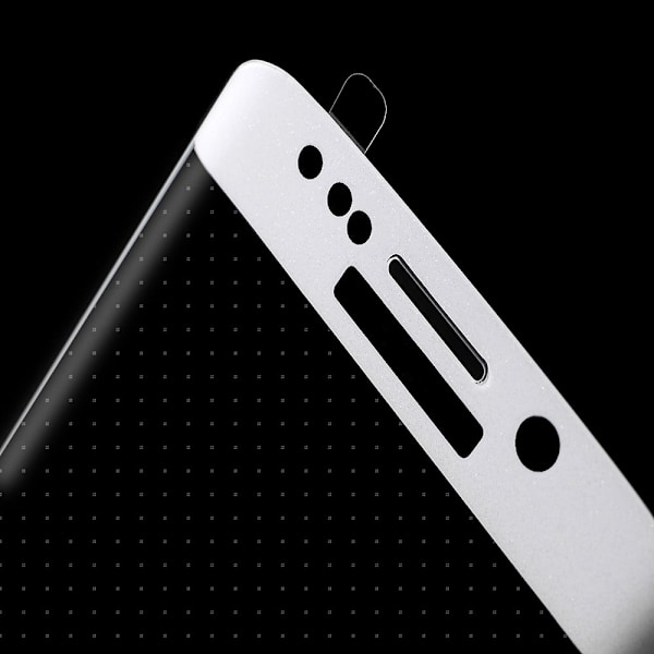 AMORUS skærmbeskytter i hærdet glas til Samsung Galaxy S6 Edge Plus - Hvid White
