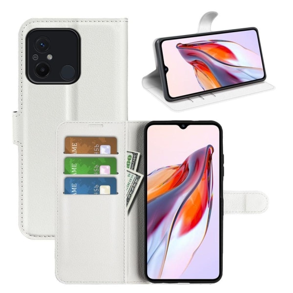 Klassisk Xiaomi Redmi 12C Flip Etui - Hvid White