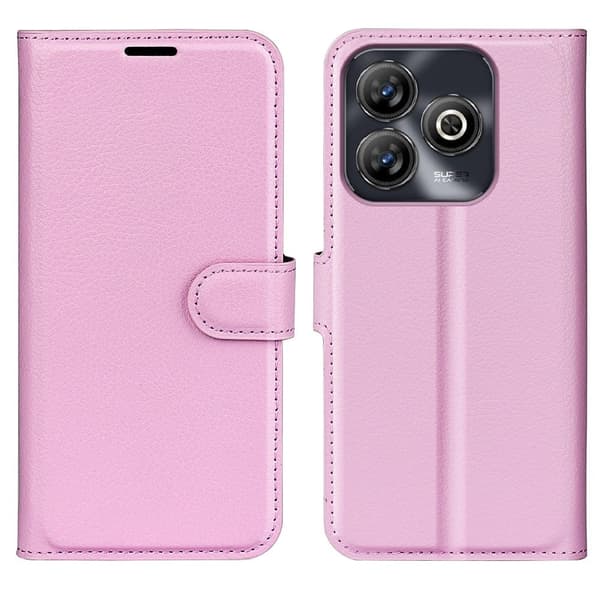 Classic ZTE Blade A75 flip etui - Rosa Pink