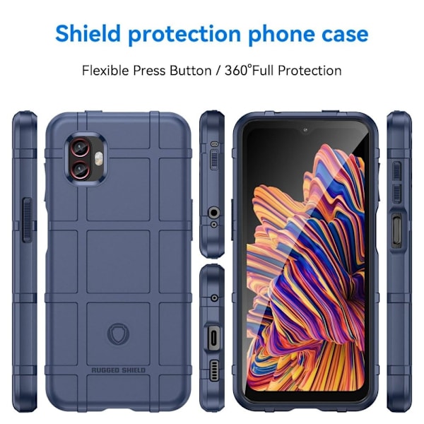 Rugged Shield Samsung Galaxy Xcover 2 Pro / Samsung Galaxy Xcover 6 Pro skal - Blå Blå