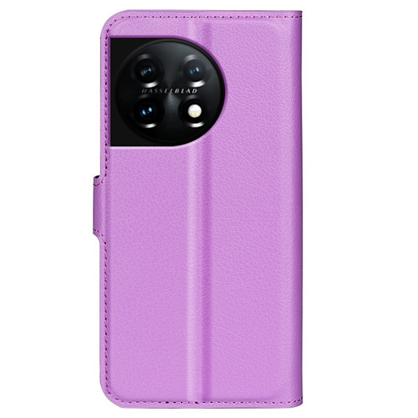 Klassisk OnePlus 11 Flip Etui - Lilla Purple