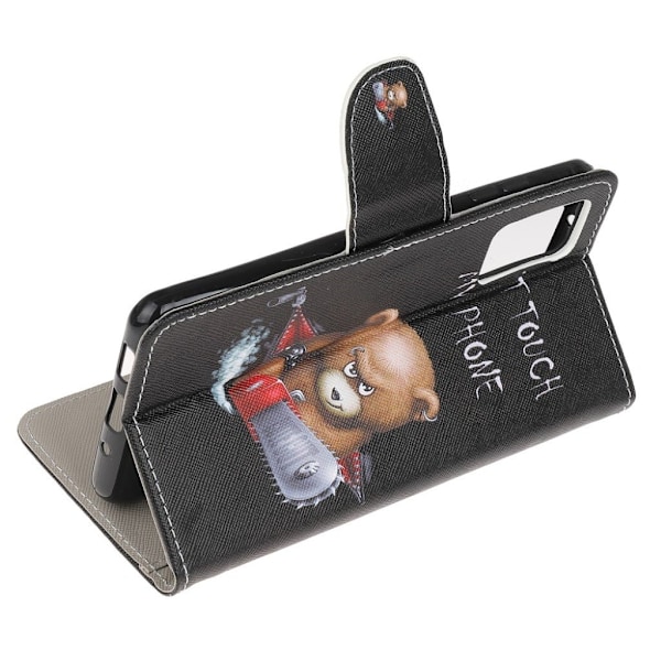 wonderland Motorola Moto G9 Plus flip etui - bjørn Brown