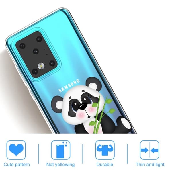 Deco Samsung Galaxy S20 Ultra deksel - Big Panda Black