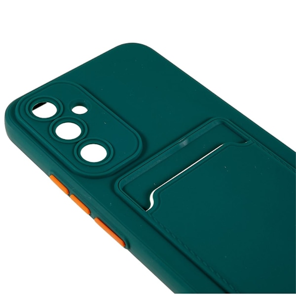 Card Holder Suojakuori For Samsung Galaxy A54 - Vihreä Green