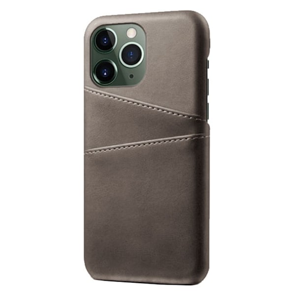 iPhone 14 Pro skal med korthållare - Silver/Grå Silvergrå