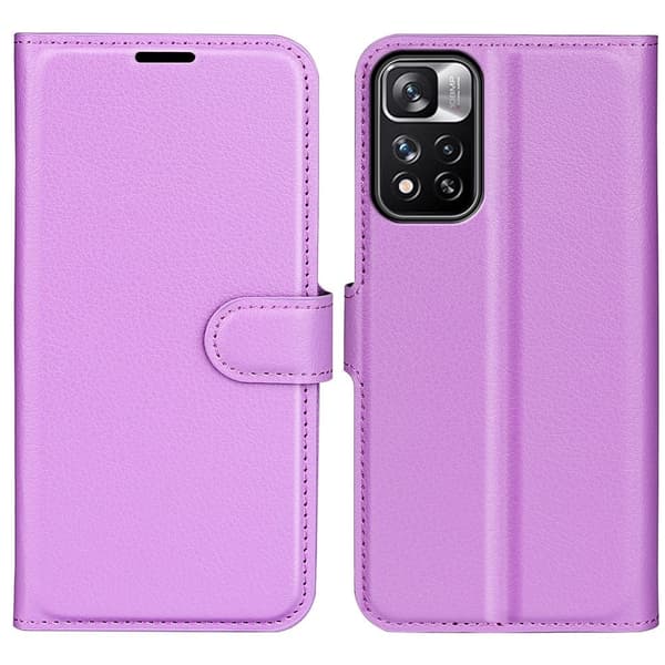 Classic Xiaomi Redmi Note 11 Pro Plus 5G flip etui - Lilla Purple
