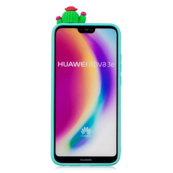 Cute 3D Huawei P20 Lite skal - Flerfärgad multifärg