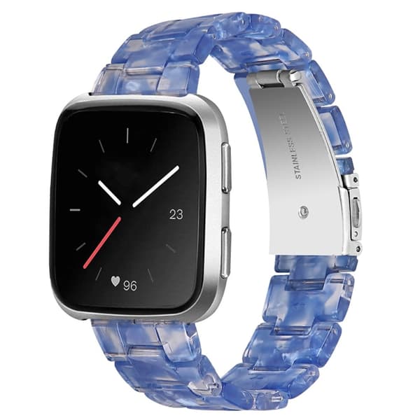 Fitbit Versa 2 / Versa Lite viileä hartsikellon hihna - Tummansininen Blue