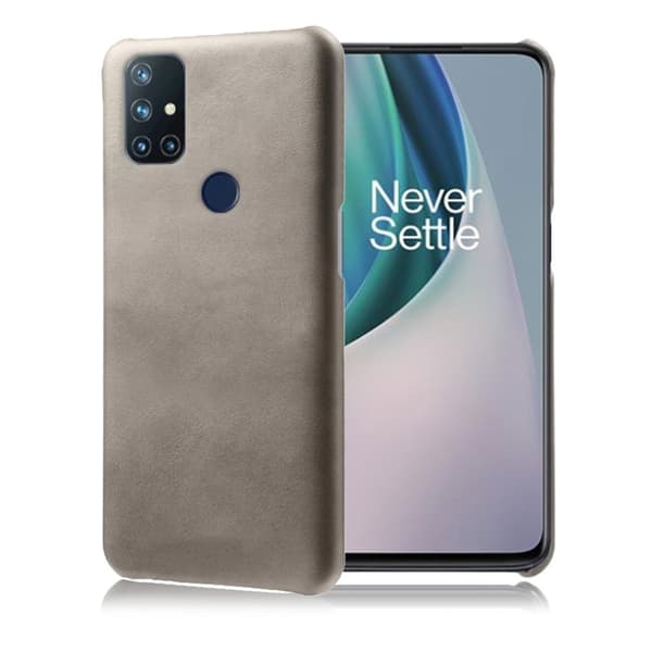 Prestige Etui OnePlus Nord N10 5G - Grå Silver grey