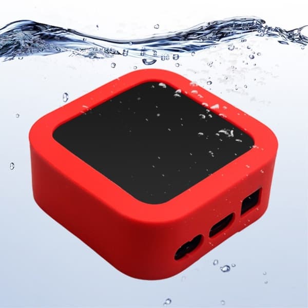 2 st / set Apple TV 4K (2021) digitalbox + fjärrkontroll silikonhölje - Lysande Blå Blå