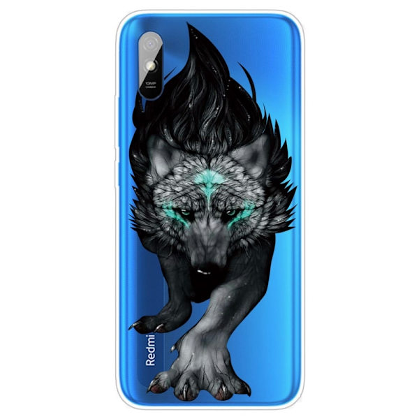 Deco Xiaomi Redmi 9A Etui - Sort Ulv Black