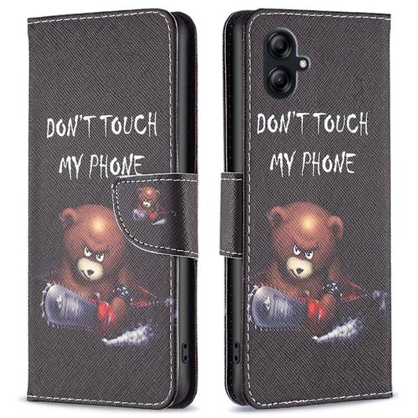 Wonderland Samsung Galaxy A04e Flip Etui - Bjørn Black