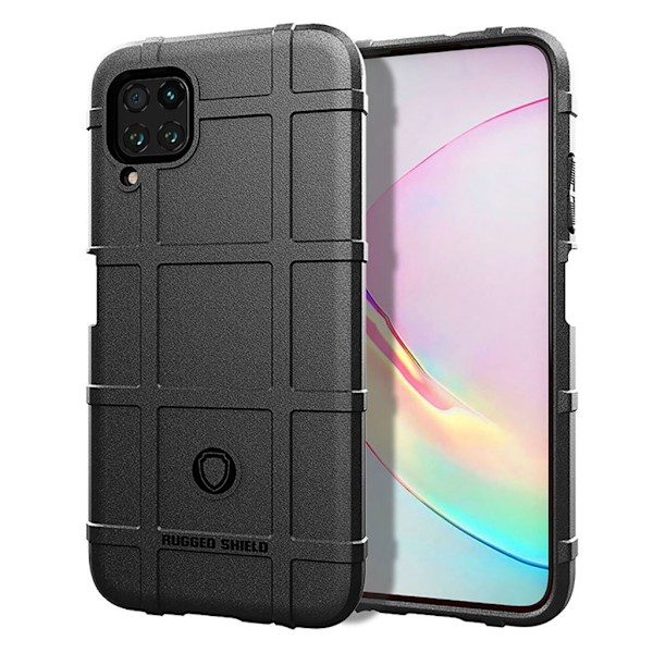 Rugged Shield Huawei P40 Lite / Huawei Nova 6 SE skal - Svart Svart