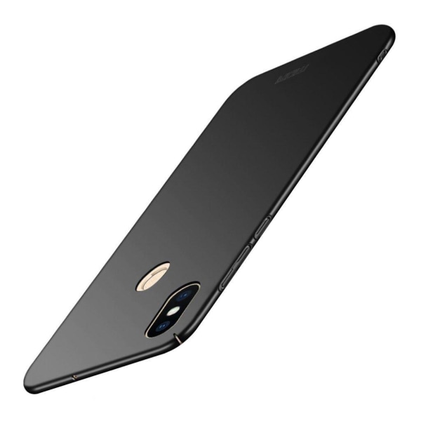 MOFI Xiaomi Mi 8 mobiletui i hårdt plastik med Frosted overfalde - Sort Black