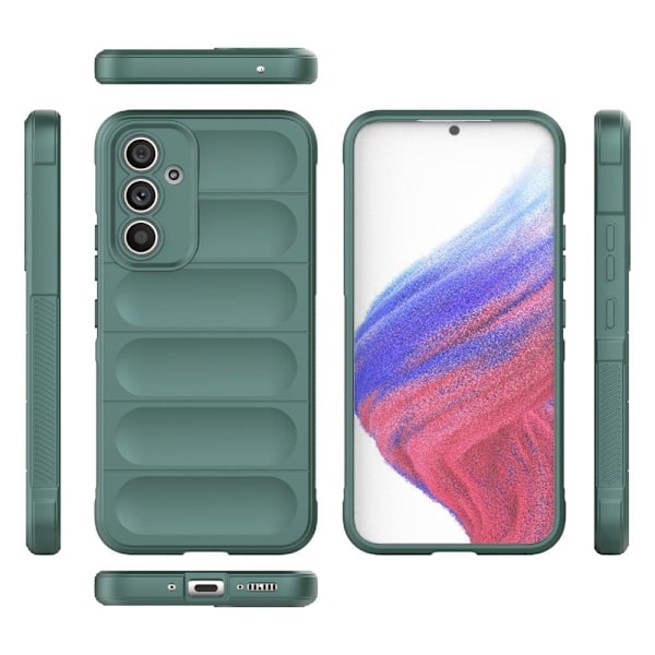 Blødt grebsformet cover til Samsung Galaxy A54 - Grøn Green
