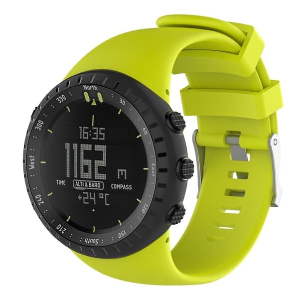 Suunto Core Alu Black Unikt klockband i silikon - Lime grön Grön