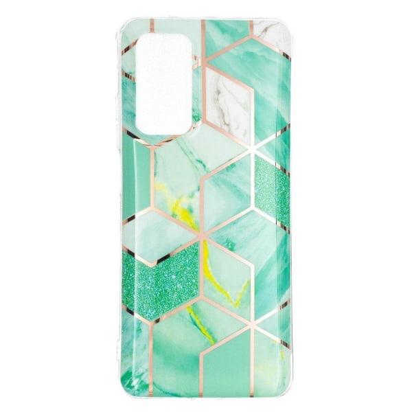 Marble design Samsung Galaxy A32 5G kotelot - Vihreä Timantti Kuvio Green