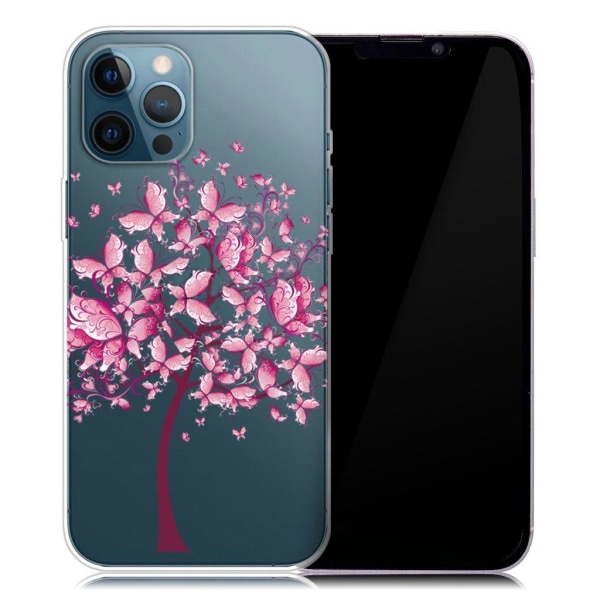 Deco iPhone 13 Pro Max Suojakotelo - Pink Flowers Pink