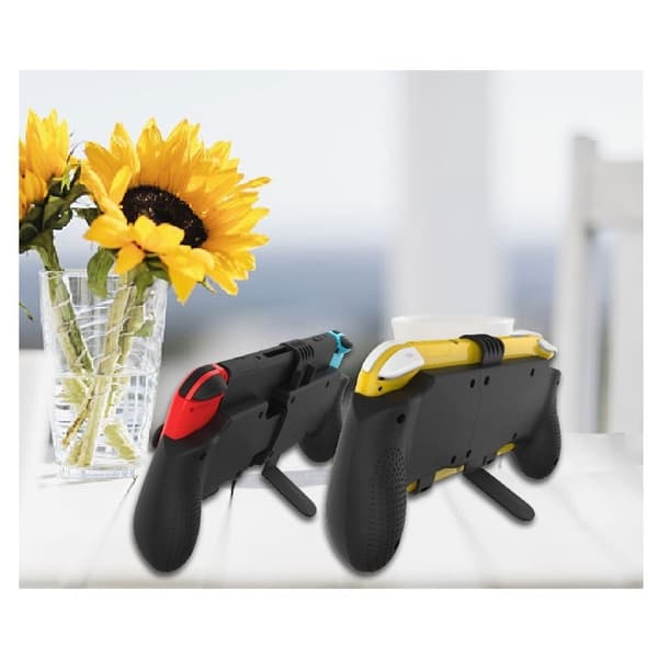 JYS 2-i-1 Nintendo Switch / Lite hållbart konsolgrepp Svart