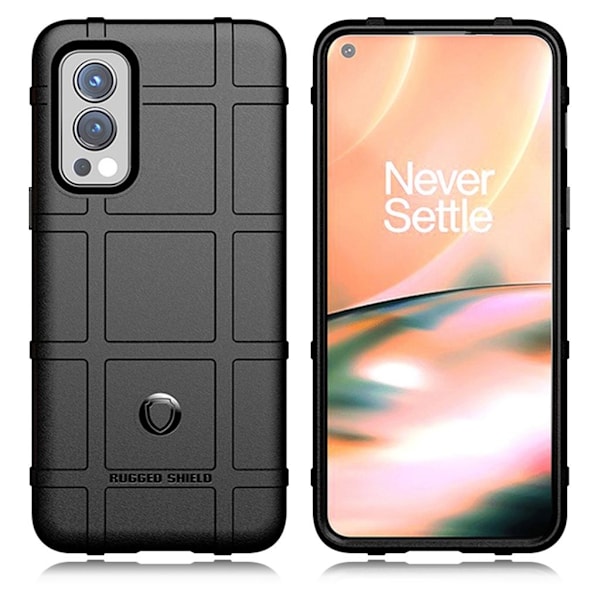 Rugged Shield Suojakotelo OnePlus Nord 2 5G - Musta Black