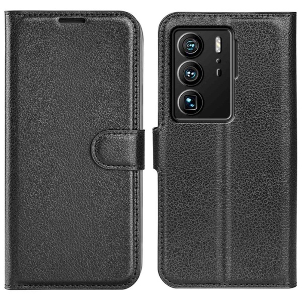 Classic ZTE Axon 40 Ultra Läppäkotelo - Musta Black