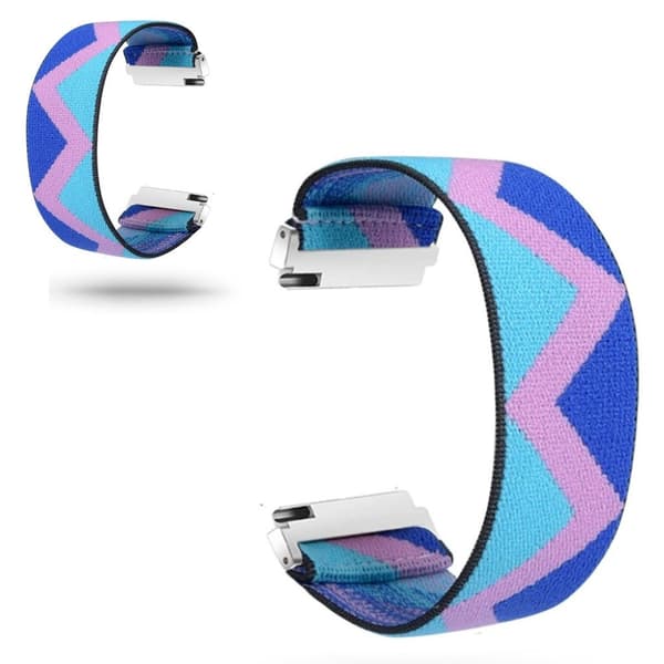 Fargerikt nylonarmbånd for Huawei-klokke - Blå Trekant Blue