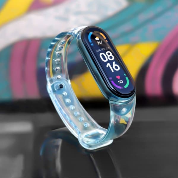 Xiaomi Mi Smart Band 4 / 3 cool farveændring urrem - Blå Blue