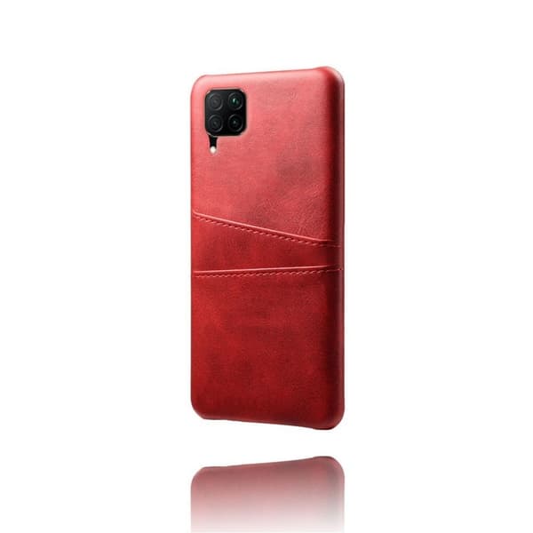 Dual Card etui - Huawei P40 Lite / Nova 6 SE - Rød Red