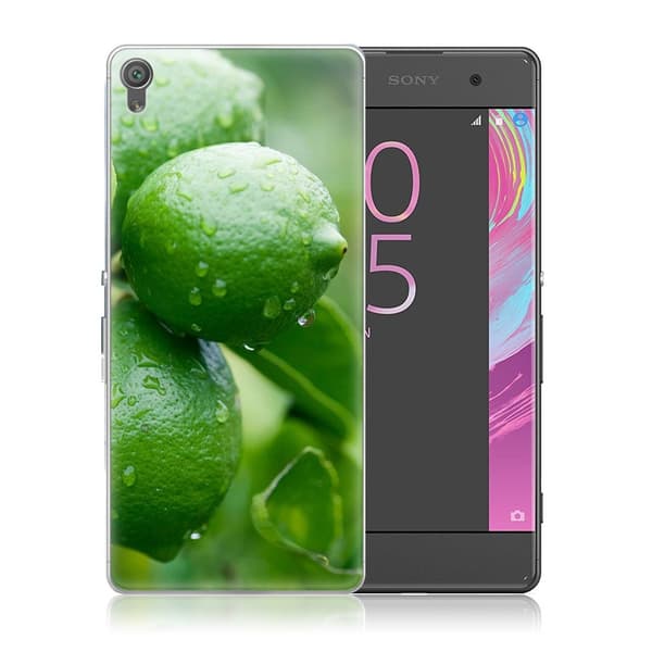 Sony Xperia XA Deksel laget av silikon - Lemon Green