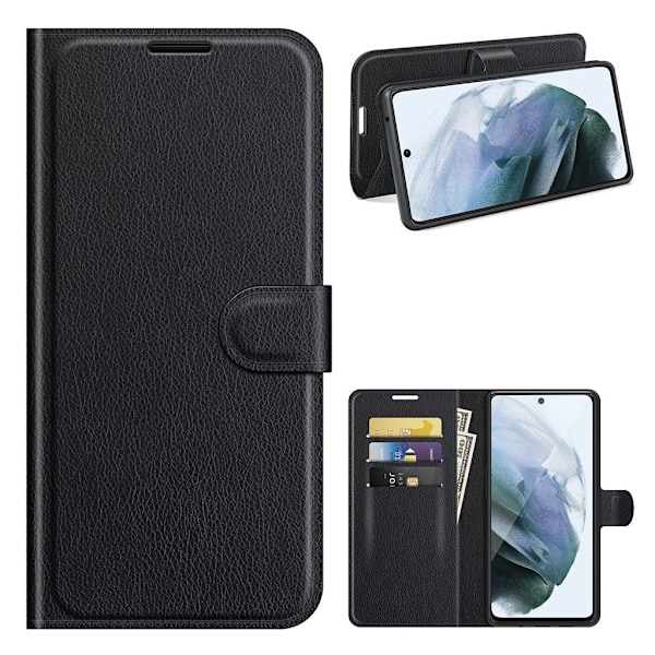 Classic Samsung Galaxy S21 FE Flip etui - Sort Black