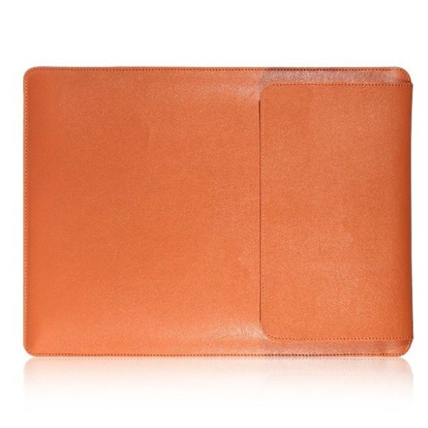 MacBook Pro 15 Touchbar beskyttelsetaske i læder med etui til mu Orange