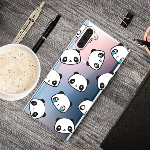 Deco Samsung Galaxy Note 10 deksel - Følelsesmessig Panda Multicolor
