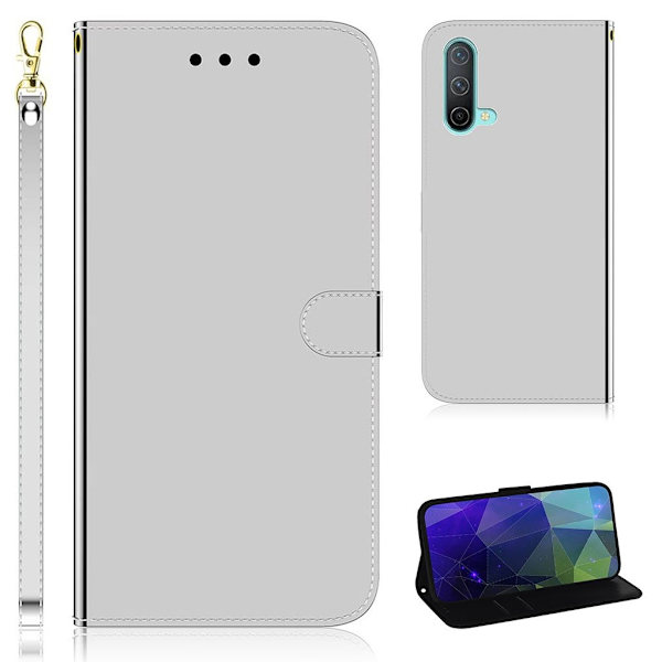 Mirror OnePlus Nord CE 5G fodral - Silver/Grå Silvergrå