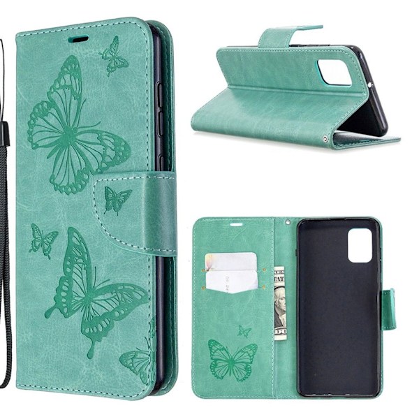 Butterfly Samsung Galaxy A31 kotelot - Vihreä Green