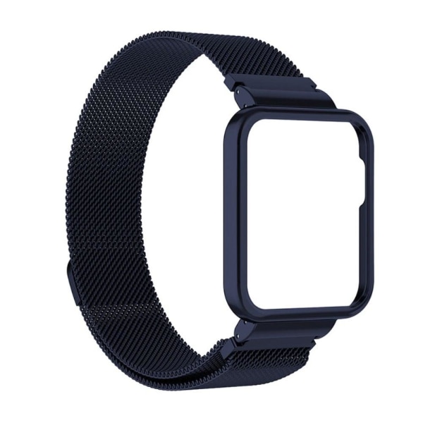 Xiaomi Redmi Watch 2 stainless steel watch strap with cover - In Blå