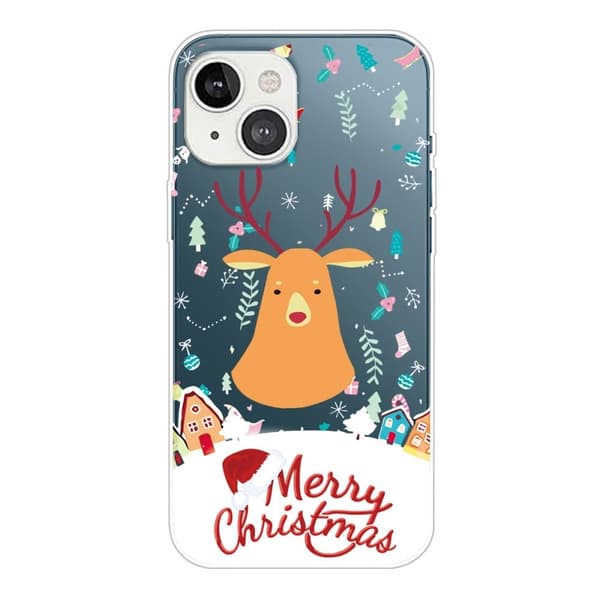 Joulun iPhone 14 Plus kotelo - Joulu Peura Multicolor