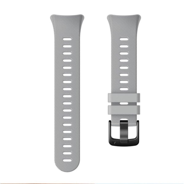 Garmin Forerunner 45 durable silicone watch band - Grey Silvergrå
