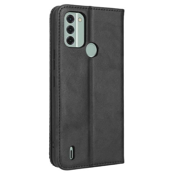 Bofink Vintage Nokia C31 Nahkakotelo - Musta Black
