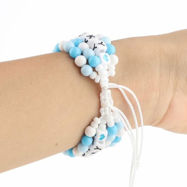 Apple Watch Series 6 / 5 44mm lucky beads klockarmband - blå Blå