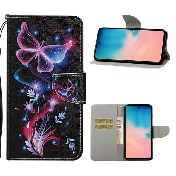 Wonderland Samsung Galaxy S20 Flippetui - Luminous Kaktus Pink