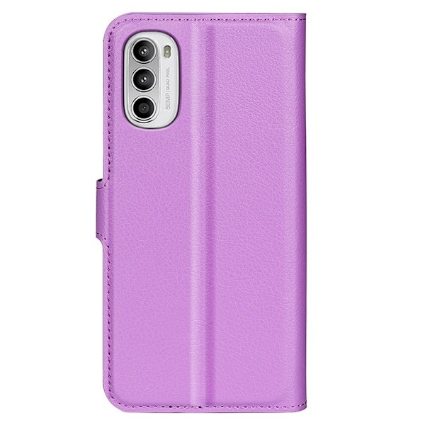 Classic Motorola Moto G82 / Motorola Moto G52 flip kuoret - Violetti Purple
