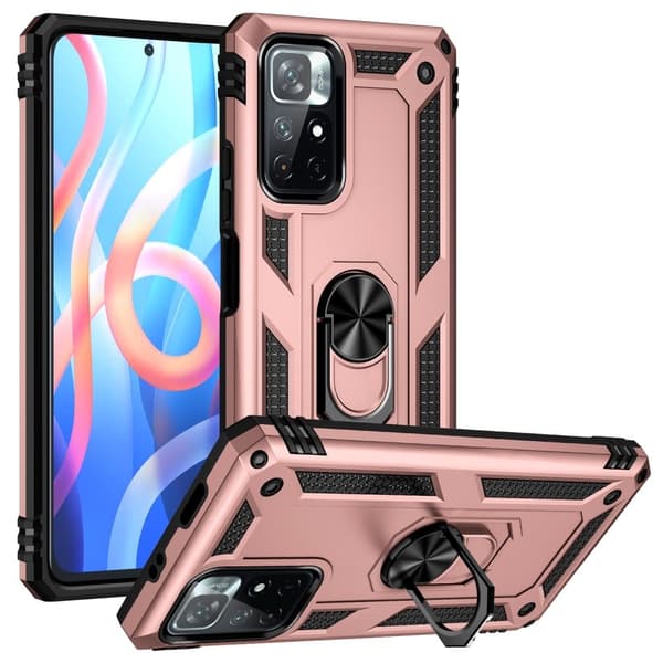 Bofink Combat Xiaomi Redmi Note 11T 5G / 11S 5G Etui - Rødguld Pink