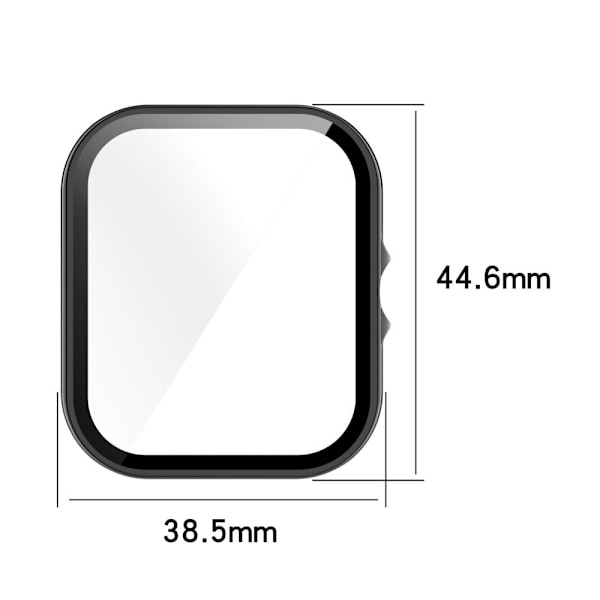 Amazfit GTS 3 beskyttelsescover med hærdet glas - Gennemsigtig Hvid White
