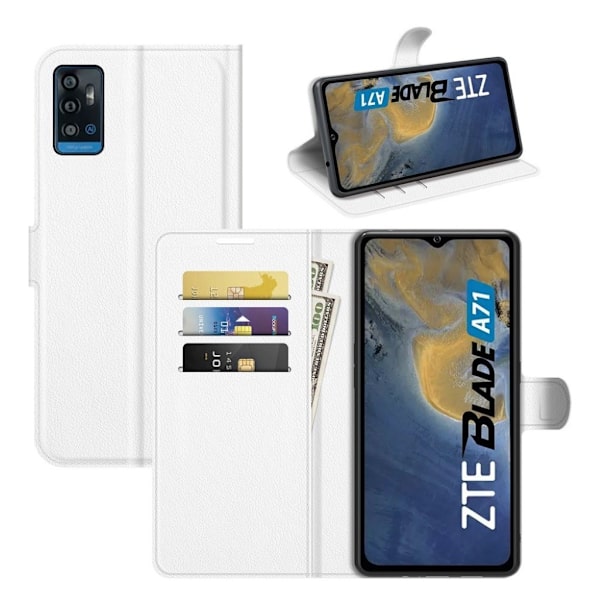 Classic ZTE Blade A71 fodral - Vit Vit