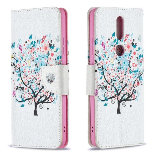 wonderland Nokia 2.4 flip etui - træ Multicolor