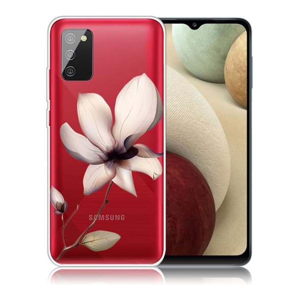 Deco Samsung Galaxy A02s skal - Vacker Blomma Rosa