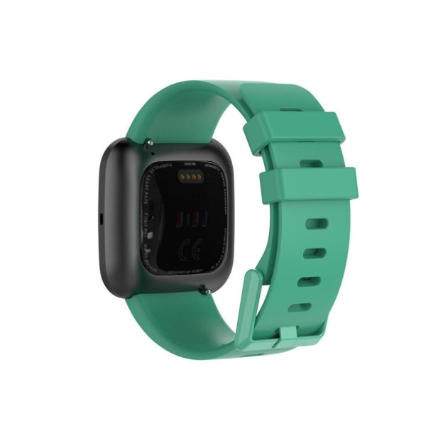 Fitbit Versa 2 / Versa Lite silikoninen kellonauha - Vaaleanvihreä / Koko: L Green