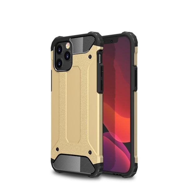 Armor Guard Plastic and Flexible Hybrid Case Shell Apple iPhone 12 Pro Max 6.7 inch - Guld Gold