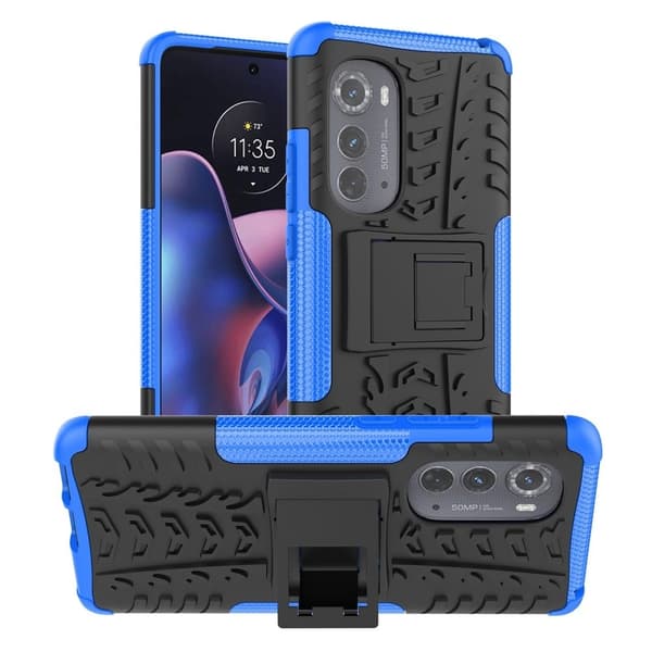 Offroad Suojakotelo Motorola Moto Edge 2022 - Sininen Blue