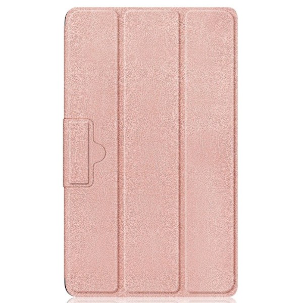 Kolminkertainen nahkainen jalusta kotelo Realme Pad Mini - Ruusukulta Pink